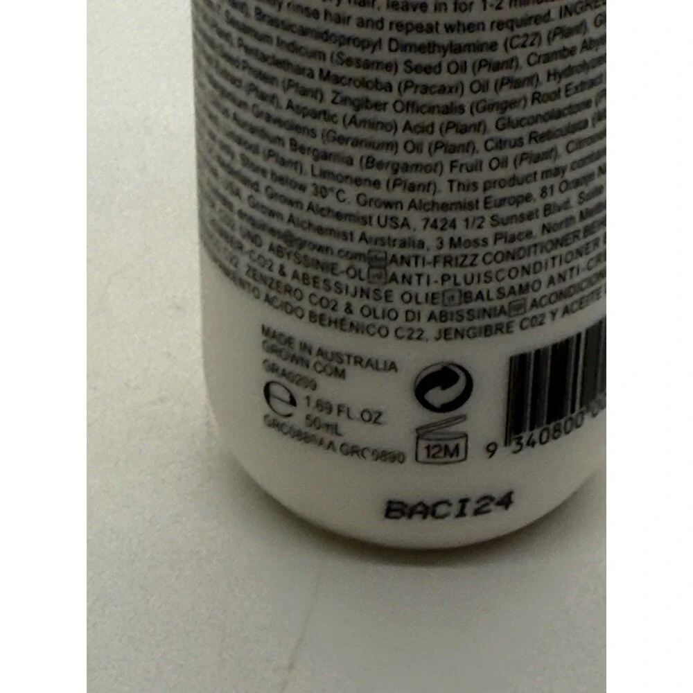 Grown‎ Alchemist Anti-Frizz Conditioner Behenic Acid 1.69Oz & Lip Balm 0.15Oz